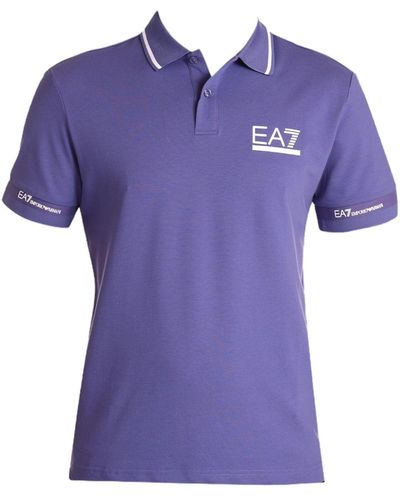 EA7 Poloshirt - Lila