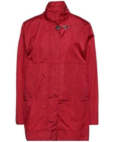 Fay Manteau long et trench - Rouge