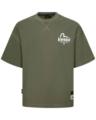 Evisu T-shirts - Grün