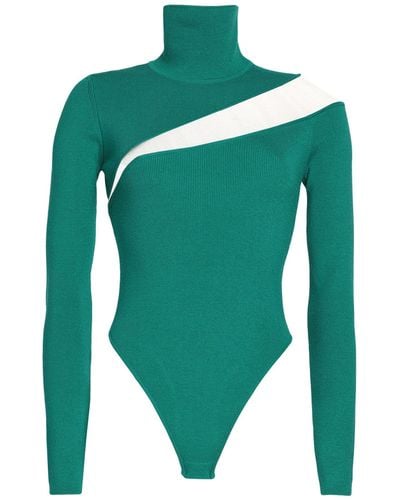 GAUGE81 Emerald Bodysuit Merino Wool, Polyester - Green