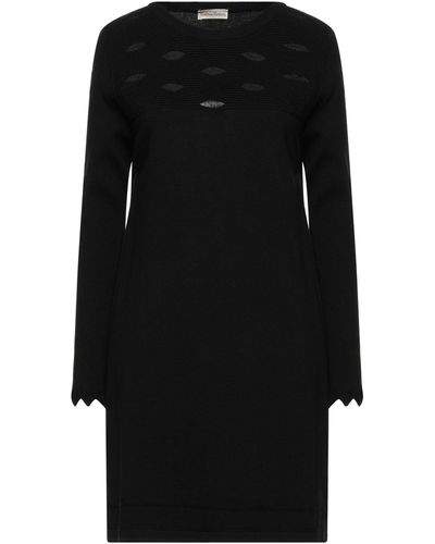 Cashmere Company Mini Dress - Black