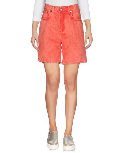 People (+) People Denim Bermudas - Red