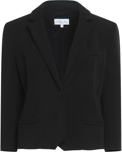 Patrizia Pepe Suit Jacket - Black