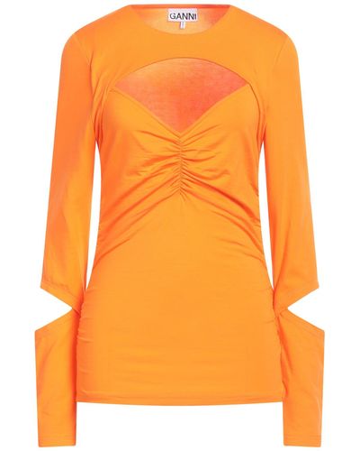 Ganni T-shirt - Arancione