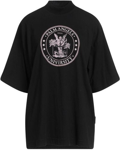 Palm Angels College Loose T-Shirt - Schwarz