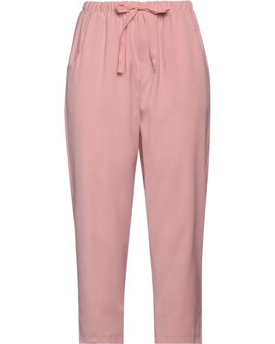 ViCOLO Cropped Trousers - Pink