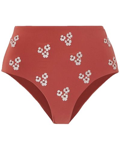 anemone-designer Slip Bikini & Slip Mare - Marrone