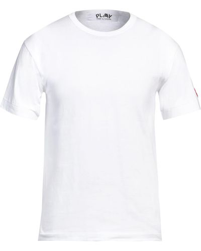 COMME DES GARÇONS PLAY T-shirts - Weiß
