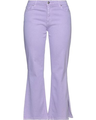 FEDERICA TOSI Pantalon en jean - Violet