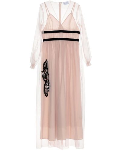 Isabelle Blanche Long Dress - Pink
