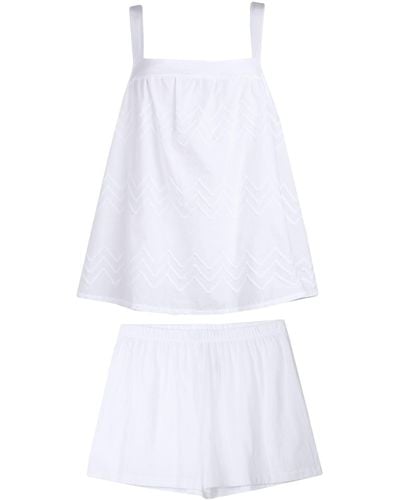Hanro Pyjama - Weiß