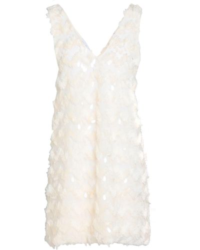 WEILI ZHENG Mini Dress - White