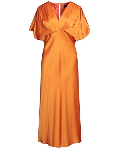 Clips Midi Dress - Orange