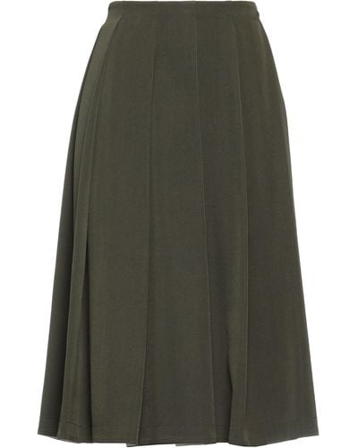 Sara Lanzi Midi Skirt - Green