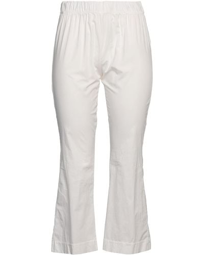 Mama B. Cropped Trousers - White