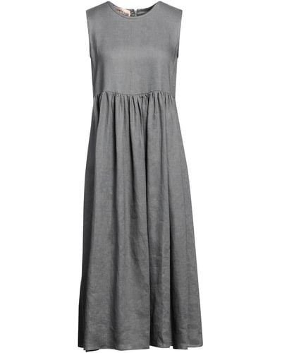 Blanca Vita Midi Dress - Grey