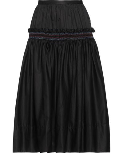 Molly Goddard Midi Skirt - Black