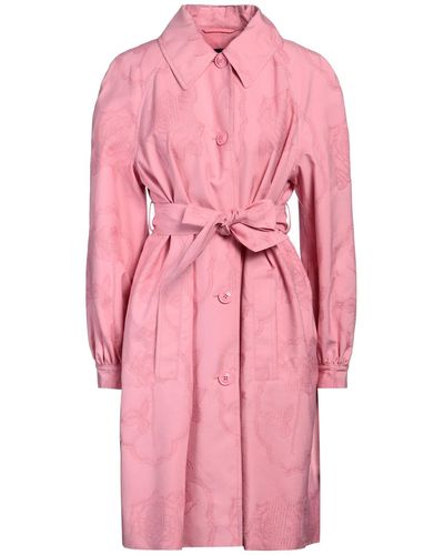 Boutique Moschino Overcoat & Trench Coat - Pink