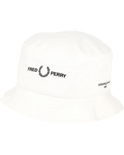 Fred Perry Hat - White