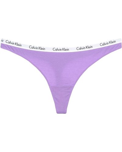 Calvin Klein G-string - Purple