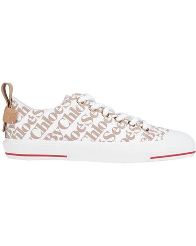 See By Chloé Sneakers With Logo, - White