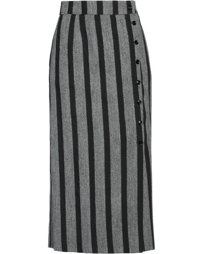 Berwich Midi Skirt - Gray