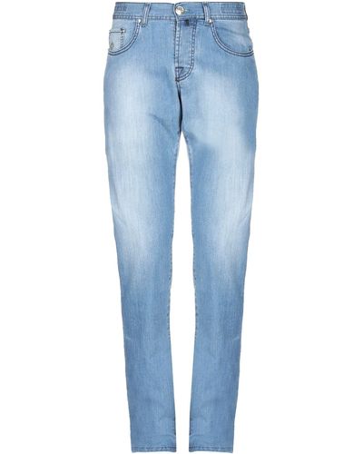 Luigi Borrelli Napoli Pantalon en jean - Bleu