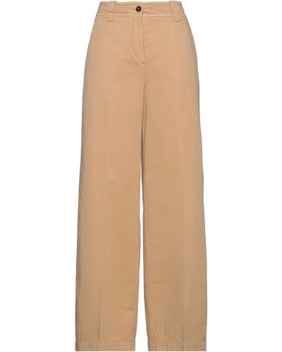 Incotex Camel Pants Cotton, Linen - Natural