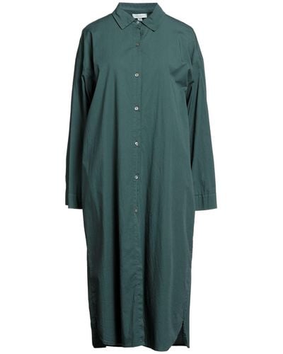 Crossley Midi Dress Cotton, Elastane - Green