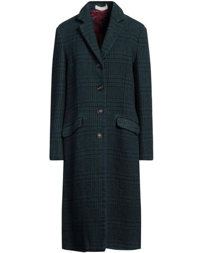 Massimo Alba Coat Virgin Wool - Blue