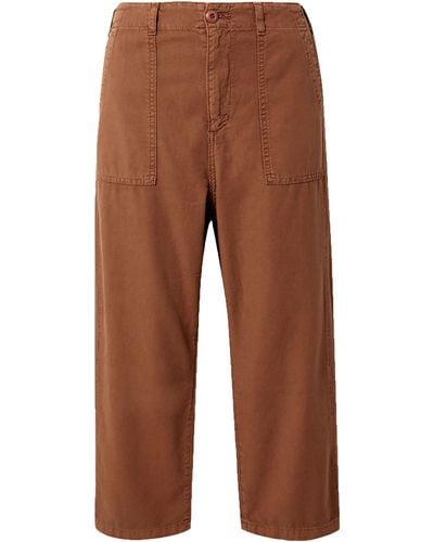 The Great Cropped Trousers - Brown