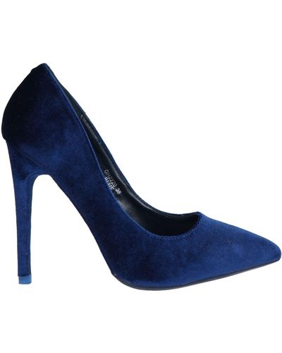 Sexy Woman Court Shoes - Blue