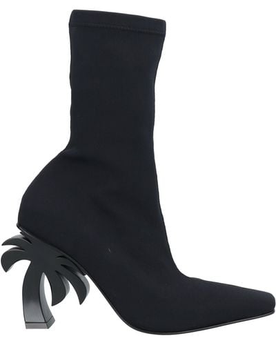 Palm Angels Ankle Boots Textile Fibers - Black