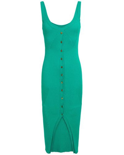 Akep Emerald Midi Dress Ecovero Viscose, Polyester - Green