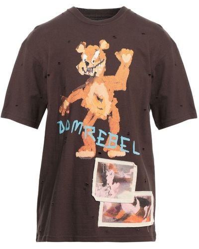 DOMREBEL T-shirt - Marrone