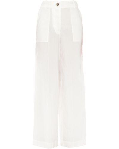 Erika Cavallini Semi Couture Hose - Weiß