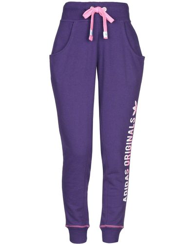Purple adidas Originals Trousers for Women