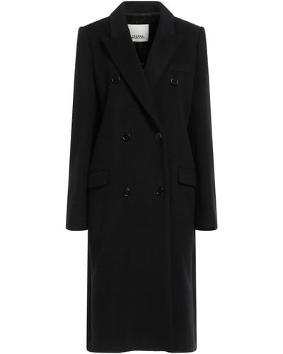 Isabel Marant Coat Virgin Wool, Cashmere, Polyamide - Black