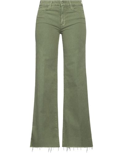 Mother Pantaloni Jeans - Verde