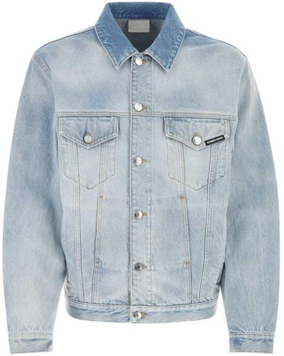 Vetements Manteau en jean - Bleu