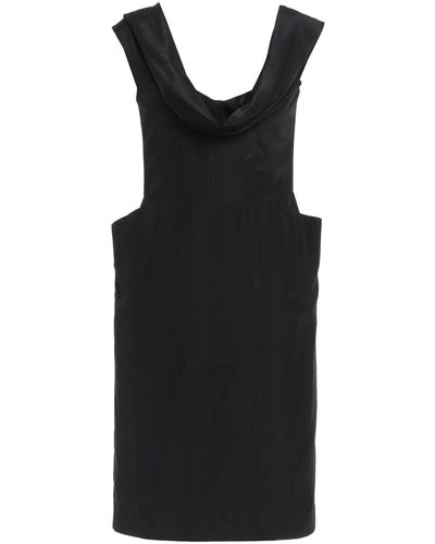 Moschino Mini Dress Viscose, Cotton - Black