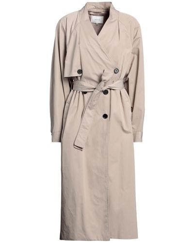 Gestuz Overcoat & Trench Coat - Natural