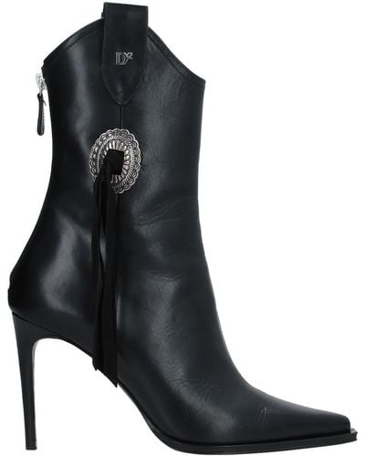 DSquared² Ankle Boots Rodeo Calfskin - Black