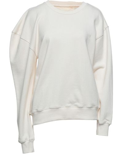 Pushbutton Sweatshirt - White