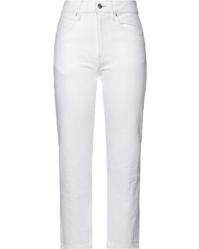 Tanaka Pantalon en jean - Blanc