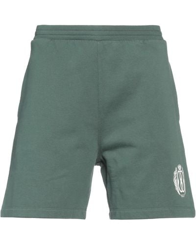 Bally Dark Shorts & Bermuda Shorts Organic Cotton, Elastane - Green