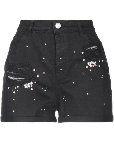 Pinko Denim Shorts - Black