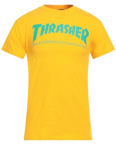 Thrasher T-shirt - Yellow
