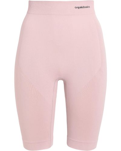 Organic Basics Active Bike Shorts Blush Leggings Recycled Nylon, Nylon, Elastane - Pink