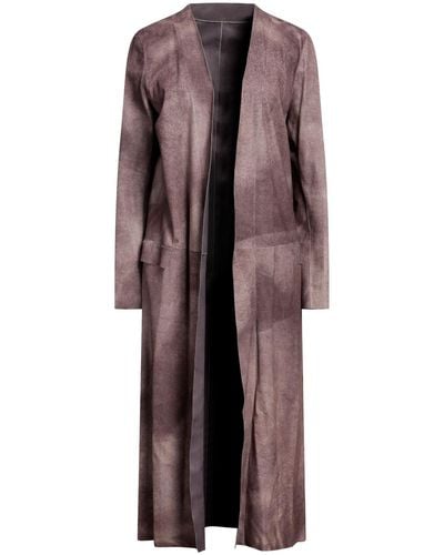 Salvatore Santoro Overcoat & Trench Coat - Purple